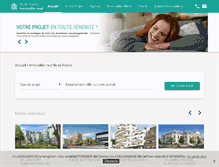 Tablet Screenshot of immobilier-neuf-ile-de-france.com